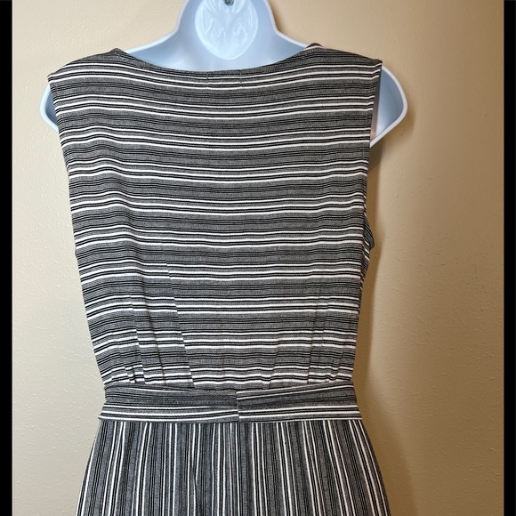Eyeshadow black and white striped Romper size Large - Picture 8 of 13